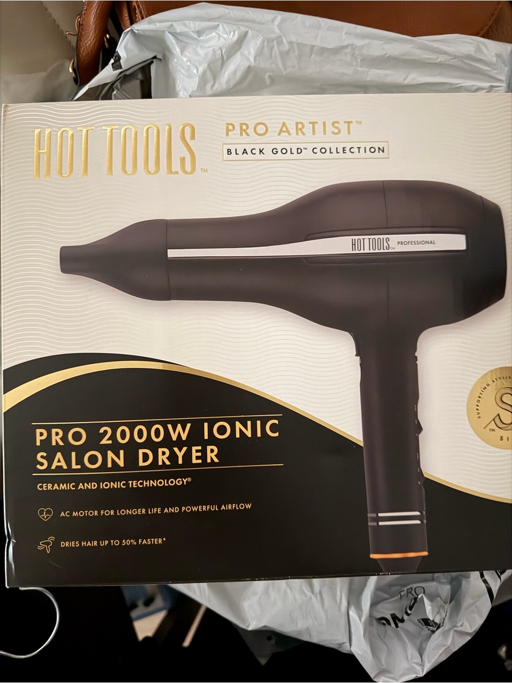 Hot Tools Pro 2000W Ionic Salon Dryer - Black